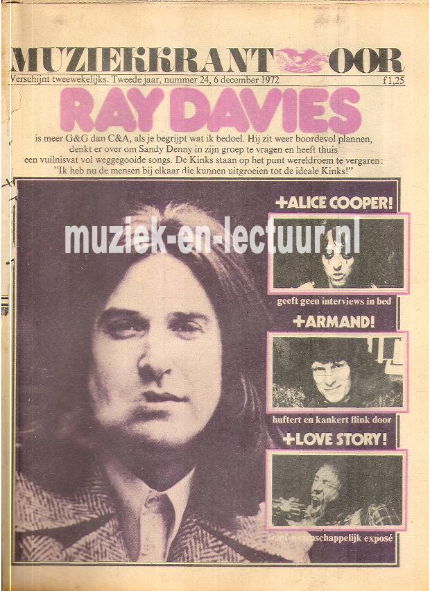 Muziekkrant Oor 1972 nr. 24